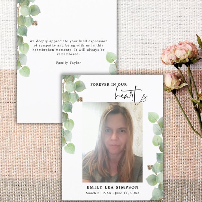 Tarjeta de agradecimiento a la foto de Funeral de  (Subido por el creador)