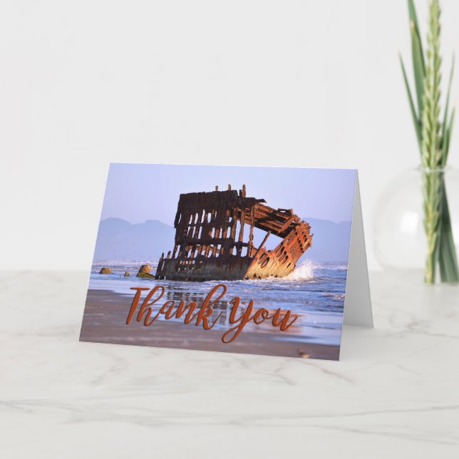 Tarjeta de agradecimiento a la foto de Peter Ireda (Anverso)