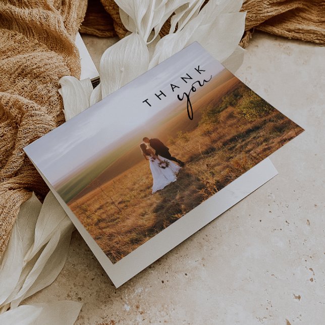 Tarjeta de agradecimiento a la foto Minimalista mo (Subido por el creador)