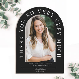 Tarjeta de agradecimiento a la graduación de Arco 