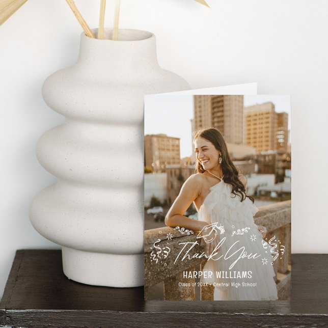 Tarjeta de agradecimiento a la graduación de Artsy (Subido por el creador)