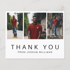 Tarjeta de agradecimiento a la graduación del pres