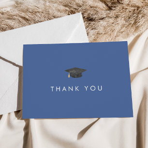 Tarjeta de agradecimiento a la graduación del títu