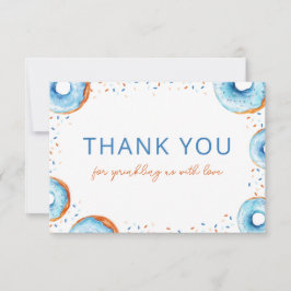 Tarjeta de agradecimiento a la Llanura de salpicad