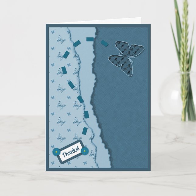 Tarjeta de agradecimiento a la mariposa (Anverso)