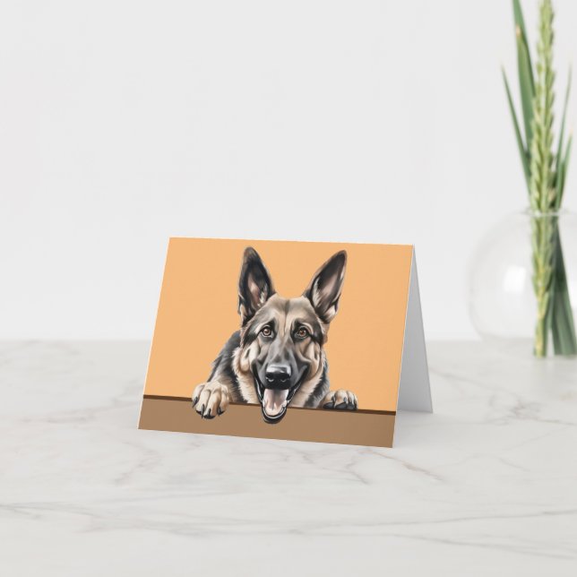 Tarjeta de agradecimiento a la Mascota alemana de  (Anverso)
