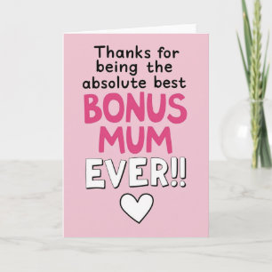 Tarjeta de agradecimiento a la mejor mamá adiciona