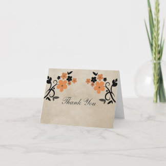 Tarjeta de agradecimiento a la naranja Sweet Vinta