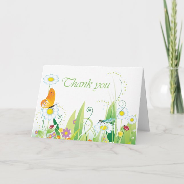 Tarjeta de agradecimiento a la naturaleza (Anverso)