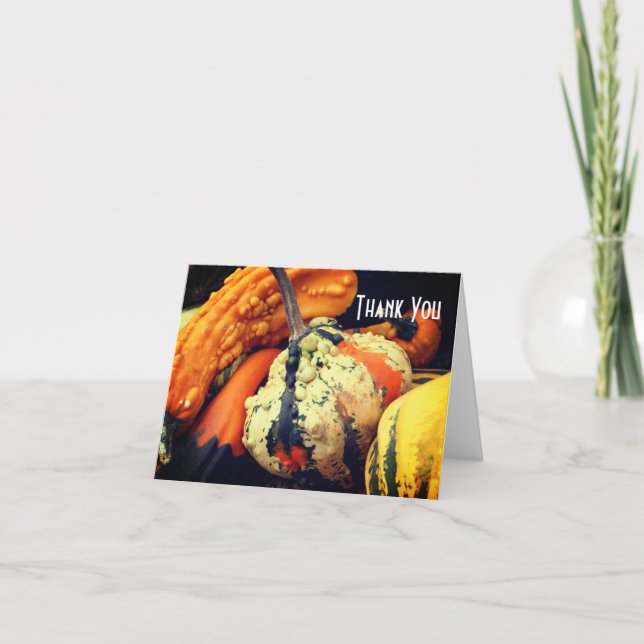Tarjeta de agradecimiento a la naturaleza de Fancy (Anverso)