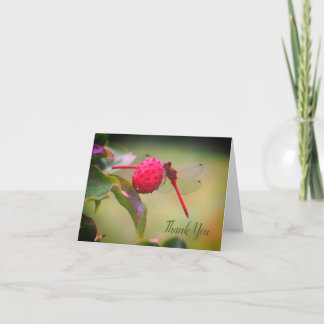 Tarjeta de agradecimiento a la naturaleza de la li