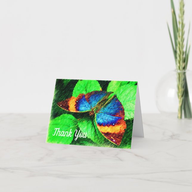 Tarjeta de agradecimiento a la naturaleza de la ma (Anverso)