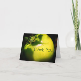 Tarjeta de agradecimiento a la naturaleza de los t