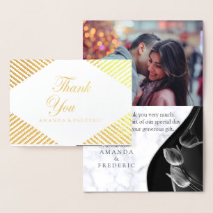 Tarjeta de agradecimiento a la persona moderna de 