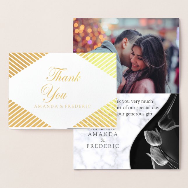 Tarjeta de agradecimiento a la persona moderna de  (Demostración)