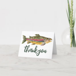 Tarjeta de agradecimiento a la pesca