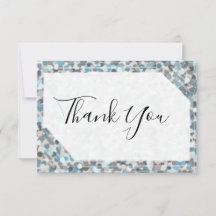 Tarjeta de agradecimiento a la Piedra Resumen Azul