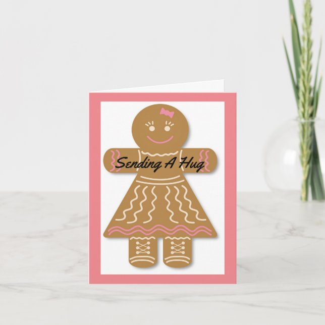 Tarjeta de agradecimiento a la señora Gingerbread (Anverso)