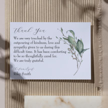 Tarjeta de agradecimiento a la sucursal de acuarel