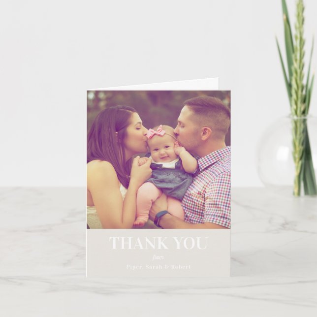 Tarjeta de agradecimiento a la sucursal Delicada (Anverso)