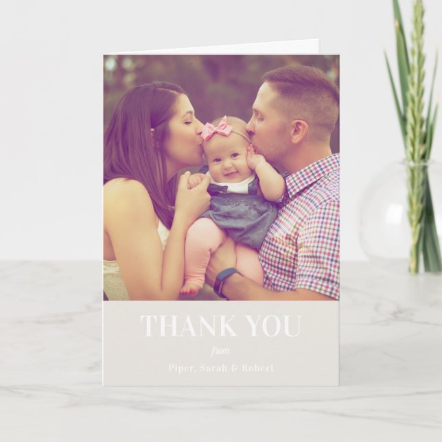 Tarjeta de agradecimiento a la sucursal Delicada (Anverso)