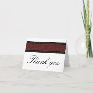 Tarjeta de agradecimiento a la vibración moderna