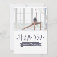 Tarjeta de agradecimiento a las mujeres de yoga en