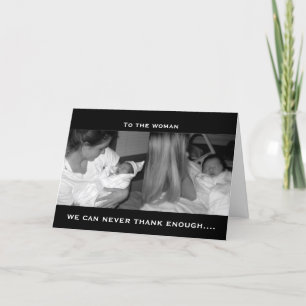 Tarjeta De Agradecimiento A las mujeres podemos nunca agradecer bastantes