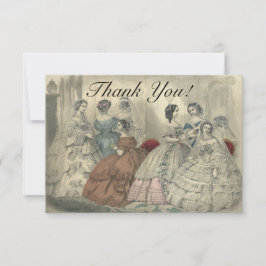 Tarjeta de agradecimiento a las novias y novias de