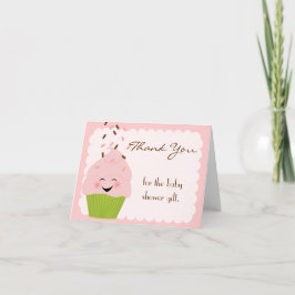 Tarjeta de agradecimiento a las salpicaduras rosas