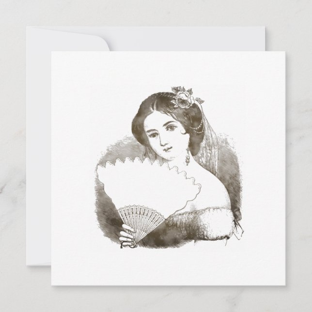 Tarjeta de agradecimiento a las viejas novias vict (Anverso)