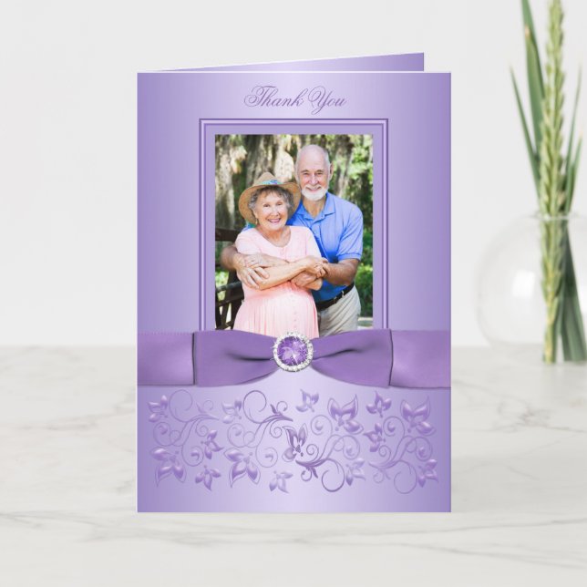 Tarjeta de agradecimiento a Lilac por su 60 aniver (Anverso)