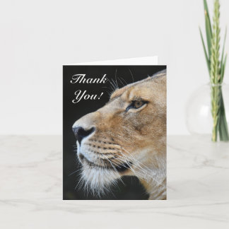 Tarjeta de agradecimiento a Lion