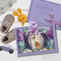 Tarjeta De Agradecimiento A Little Seed of Love Storybook Baby shower