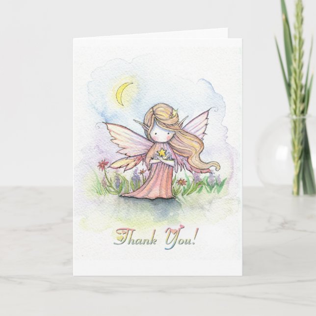 Tarjeta de agradecimiento a Little Star Fairy (Anverso)