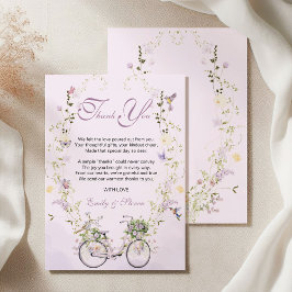 Tarjeta De Agradecimiento A Little Wildflower Spring Baby Shower 