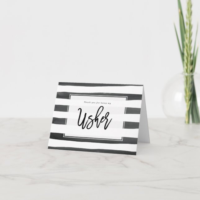 tarjeta de agradecimiento a los acomodadores a ray (Anverso)