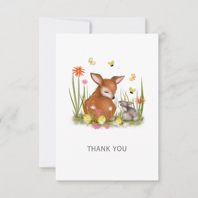 Tarjeta de agradecimiento a los animales de la zon (Anverso)