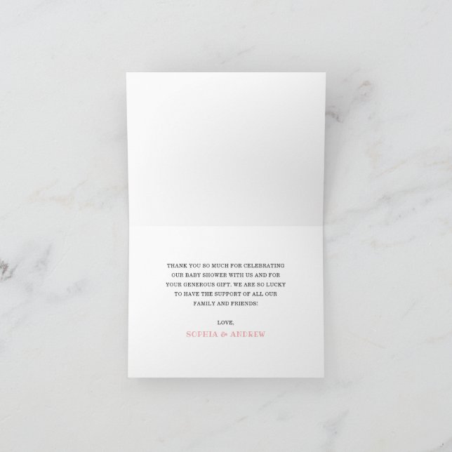 Tarjeta de agradecimiento a los animales salvajes  (Interior)