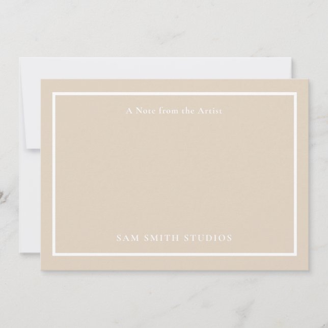 Tarjeta de agradecimiento a los artistas de person (Anverso)