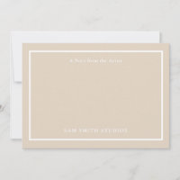 Tarjeta de agradecimiento a los artistas de person