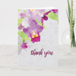 Tarjeta de agradecimiento a los bajos cerezos de p