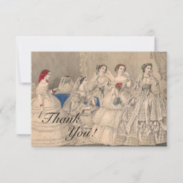 Tarjeta de agradecimiento a los Bodas de Godey en 