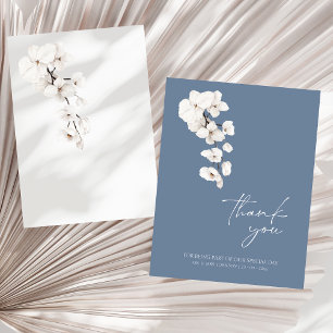 Tarjeta de agradecimiento a los Bodas de las orquí