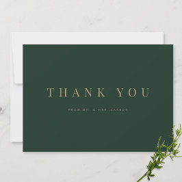 Tarjeta de agradecimiento a los Bodas de oro y ver