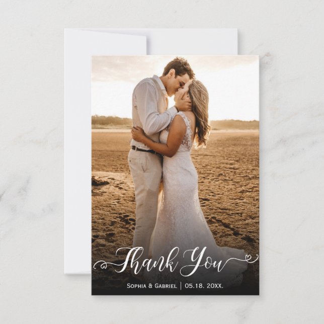 Tarjeta de agradecimiento a los Bodas fletados a m (Anverso)