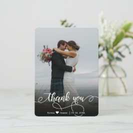 Tarjeta de agradecimiento a los Bodas fletados a m