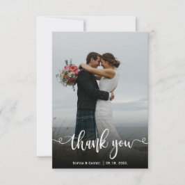 Tarjeta de agradecimiento a los Bodas fletados a m