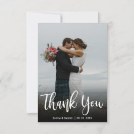 Tarjeta de agradecimiento a los Bodas fletados a m