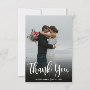 Tarjeta de agradecimiento a los Bodas fletados a m